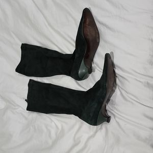 Dark Green Knee High Robert Clergerie Heels